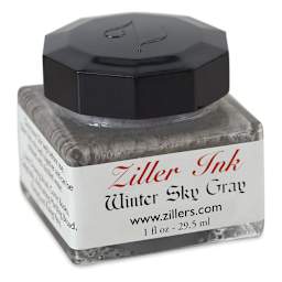 Ziller Ink - Winter Sky Gray, 1 oz