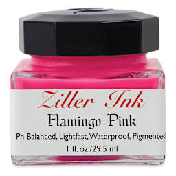 Ziller Ink - Flamingo Pink, 1 oz