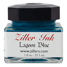 Ziller Ink - Lagoon Blue, 1 oz