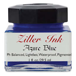 Ziller Ink - Azure Blue, 1 oz