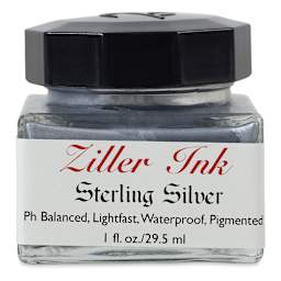 Ziller Ink - Sterling Silver, Metallic, 1 oz