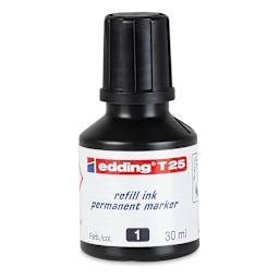 Edding Permanent Marker Refill - Front of 30 ml Black bottle