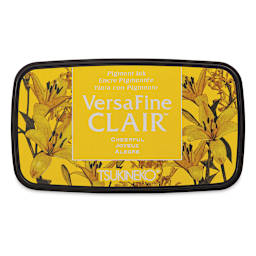 VersaFine Clair Ink Pad - Top view of closed Cheerful color Ink pad