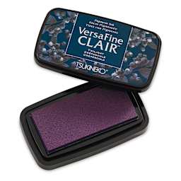 VersaFine Clair Ink Pad - Twilight with lid off
