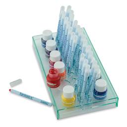 Tsukineko All Purpose Ink Workstation Set - Side view