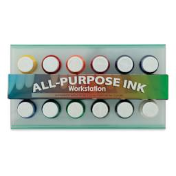 Tsukineko All Purpose Ink Workstation Set - Front of package