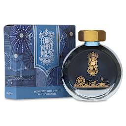 Ferris Wheel Press Fountain Pen Ink - Bathurst Blue Denim, 38 ml, bottle and packaging