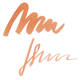 Ferris Wheel Press Fountain Pen Ink - Terracotta Canyon, swatch