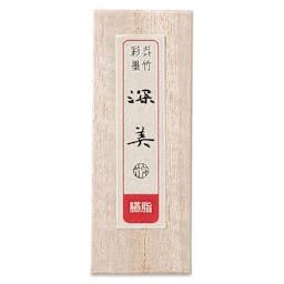 Kuretake Zig Saiboku Shimbi Colored Sumi Ink Stick - Dark Rouge (front of package)