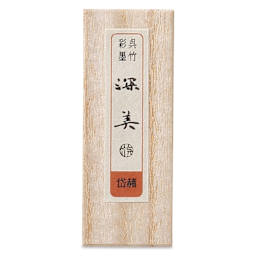 Kuretake Zig Saiboku Shimbi Colored Sumi Ink Stick - Red Ochre (front of package)
