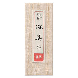 Kuretake Zig Saiboku Shimbi Colored Sumi Ink Stick - Red-Blossom Plum (front of package)