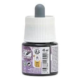 Pebeo Colorex Inks - Payne's Gray, 45 ml, back of bottle