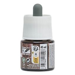 Pebeo Colorex Inks - Turtle Dove Gray, 45 ml, back of bottle