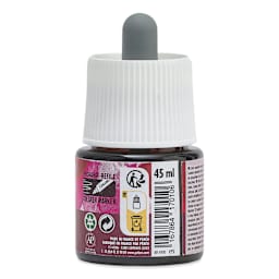 Pebeo Colorex Inks - Burgundy, 45 ml, back of bottle