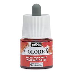 Pebeo Colorex Inks - Vermilion, 45 ml, front of bottle