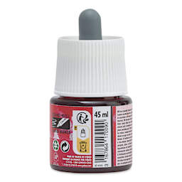 Pebeo Colorex Inks - Turkish Red, 45 ml, back of bottle
