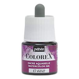 Pebeo Colorex Inks - Wine Red, 45 ml, front of bottle