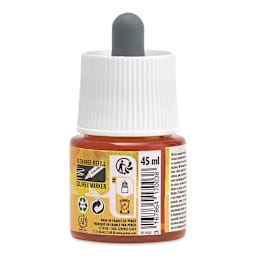 Pebeo Colorex Inks - Light Yellow, 45 ml, back of bottle