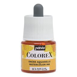Pebeo Colorex Inks - Light Yellow, 45 ml, front of bottle