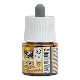 Pebeo Colorex Inks - Yellow Ochre, 45 ml, back of bottle