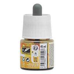 Pebeo Colorex Inks - India Yellow, 45 ml, back of bottle