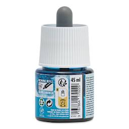Pebeo Colorex Inks - Cyan, 45 ml, back of bottle