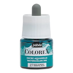 Pebeo Colorex Inks - Oriental Blue, 45 ml, front of bottle