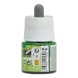 Pebeo Colorex Inks - Light Green, 45 ml, back of bottle