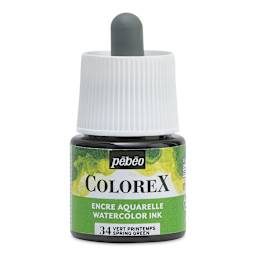 Pebeo Colorex Inks - Spring Green, 45 ml, front of bottle
