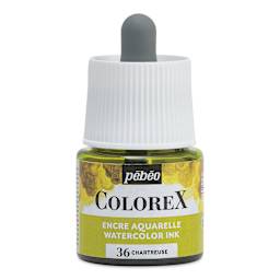 Pebeo Colorex Inks - Chartreuse, 45 ml, front of bottle