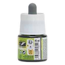 Pebeo Colorex Inks - Yellow Green, 45 ml, back of bottle