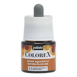 Pebeo Colorex Inks - Raw Sienna, 45 ml, front of bottle