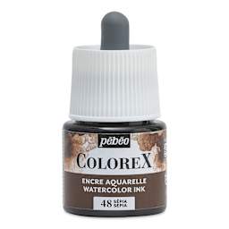 Pebeo Colorex Inks - Sepia, 45 ml, front of bottle
