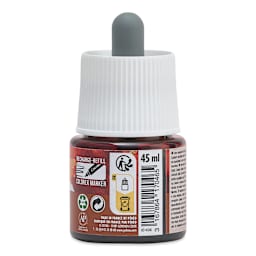 Pebeo Colorex Inks - Sanguine, 45 ml, back of bottle