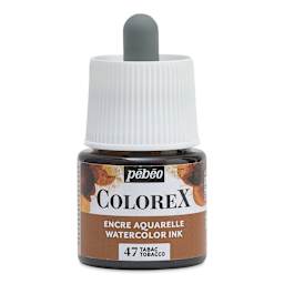 Pebeo Colorex Inks - Tobacco, 45 ml, front of bottle
