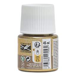 Pebeo Colorex Inks - Rich Gold, 45 ml, back of bottle