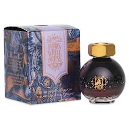 Ferris Wheel Press Ferritales Fountain Pen Ink - Blushing Mushroom, 20 ml, bottle and packaging