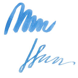 Ferris Wheel Press Ferritales Fountain Pen Ink - Valiant Blue, swatch