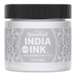 Speedball India Ink - Satin White, 1 oz