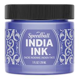 Speedball India Ink - Amethyst, 1 oz