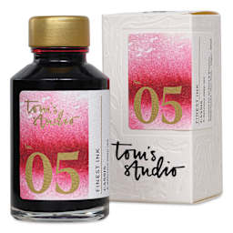 Tom's Studio Fountain Pen Ink - 50 ml, Cassis, with packaging