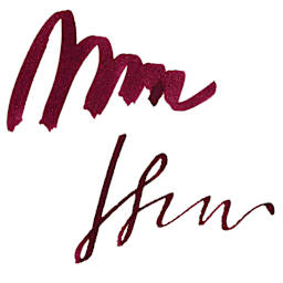 Tom's Studio Fountain Pen Ink - Mulberry, swatch