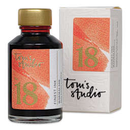 Tom's Studio Fountain Pen Ink - 50 ml, Marmalade, with packaging