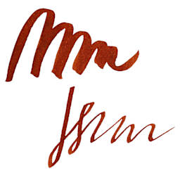 Tom's Studio Fountain Pen Ink - Marmalade, swatch