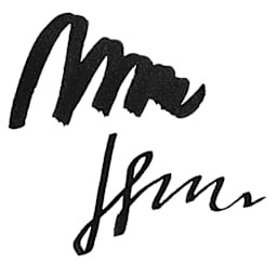 Tom's Studio Fountain Pen Ink - Deep Black, swatch