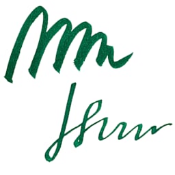 Tom's Studio Fountain Pen Ink - New Forest Green, swatch