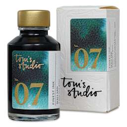 Tom's Studio Fountain Pen Ink - 50 ml, Mallard, with packaging