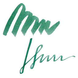 Tom's Studio Fountain Pen Ink - Ivy, swatch