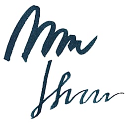 Tom's Studio Fountain Pen Ink - Loch Ness, swatch