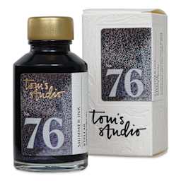 Tom's Studio Shimmer Fountain Pen Ink - Stellar, 50 ml, bottle with packaging